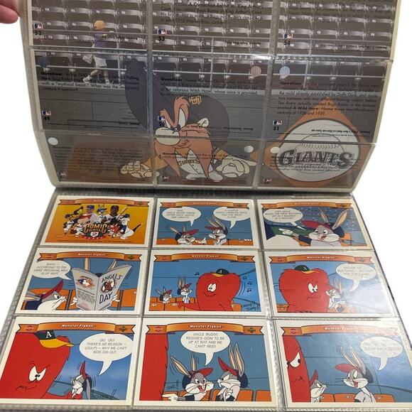 1991 Upper Deck Comic 2 Albums (Full Sets) Looney Tunes MLB Warner Bros - Picture 5 of 9